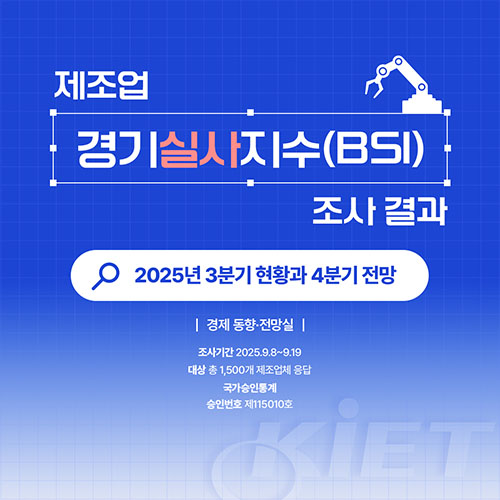 카드뉴스_제조업 경기실사지수(BSI) 조사결과 - 25년 3분기 현황과 25년 4분기 전망